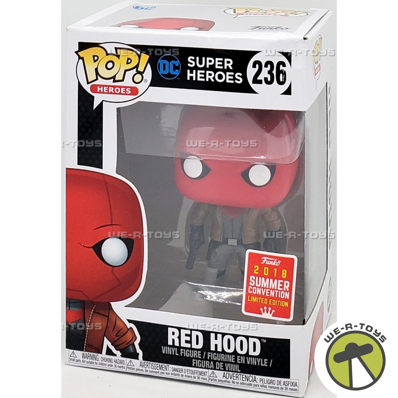 Funko POP! DC Super Heroes Red Hood Vinyl Figure 236 Limited