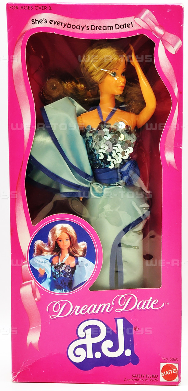 Barbie Dream Date P.J. Doll 1982 Mattel No. 5869 NRFB - We-R-Toys