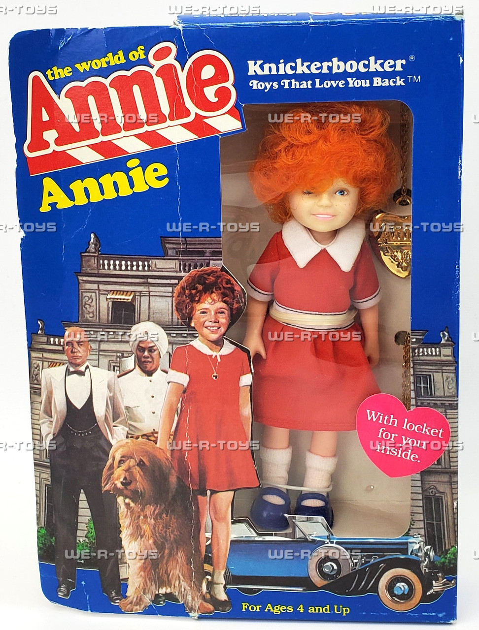 The World of Annie Lot of 5 Dolls 1982 Knickerbocker Toy