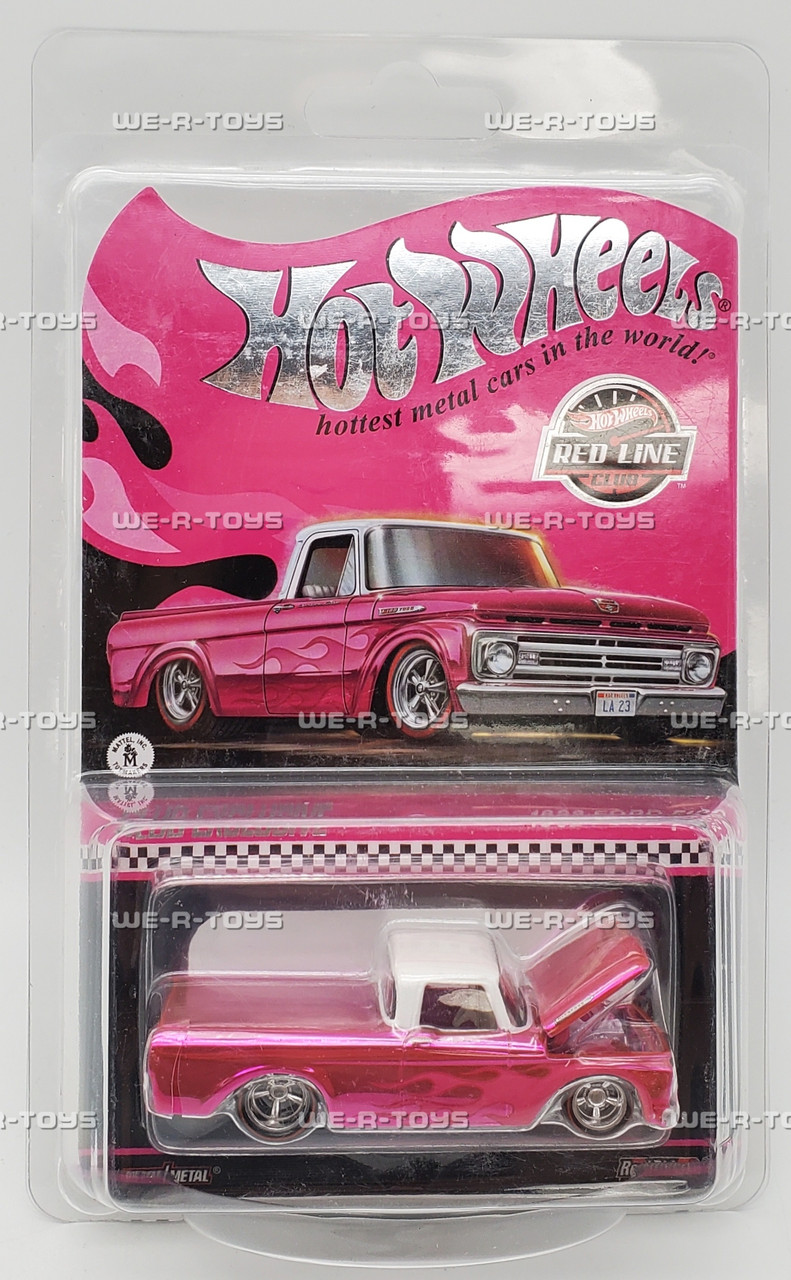 Hot Wheels 1962 Ford F100 RLC Exclusive Pink Vehicle 2022 Mattel