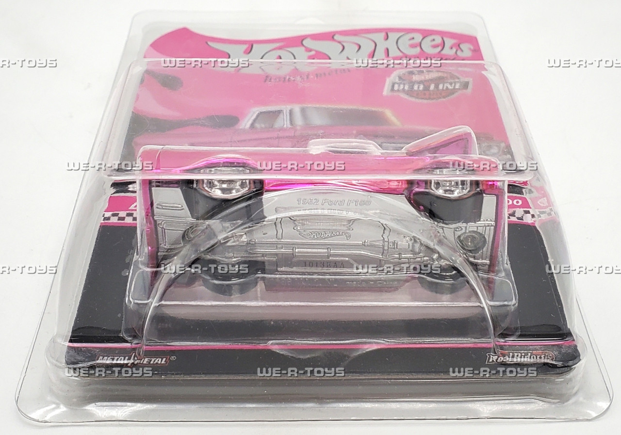 Hot Wheels 1962 Ford F100 RLC Exclusive Pink Vehicle 2022 Mattel