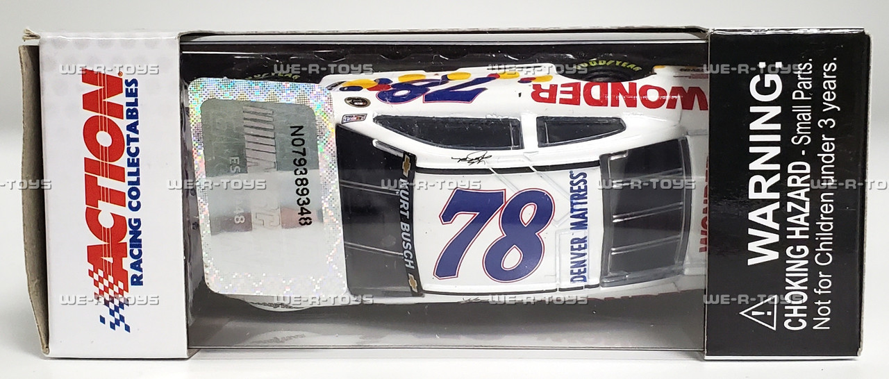 NASCAR Action Racing Kurt Busch #78 Wonder Bread LE Rare Vehicle