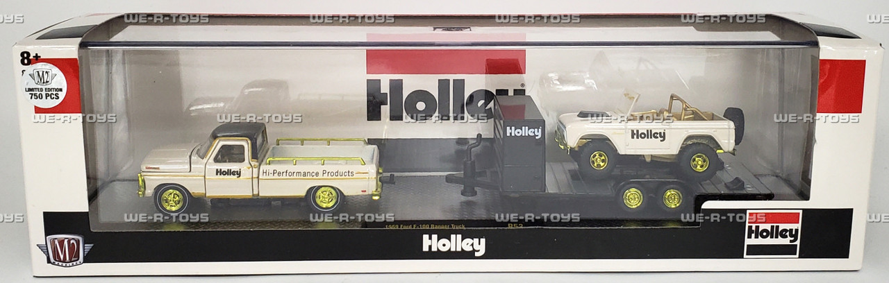 M2 Machines Holley 1969 Ford F100 Ranger & 1966 Ford Bronco Chase