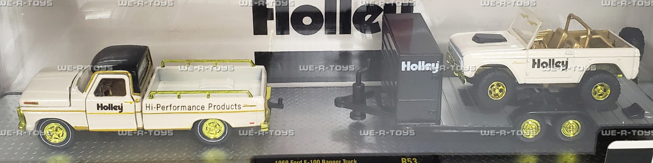 M2 Machines Holley 1969 Ford F100 Ranger & 1966 Ford Bronco Chase