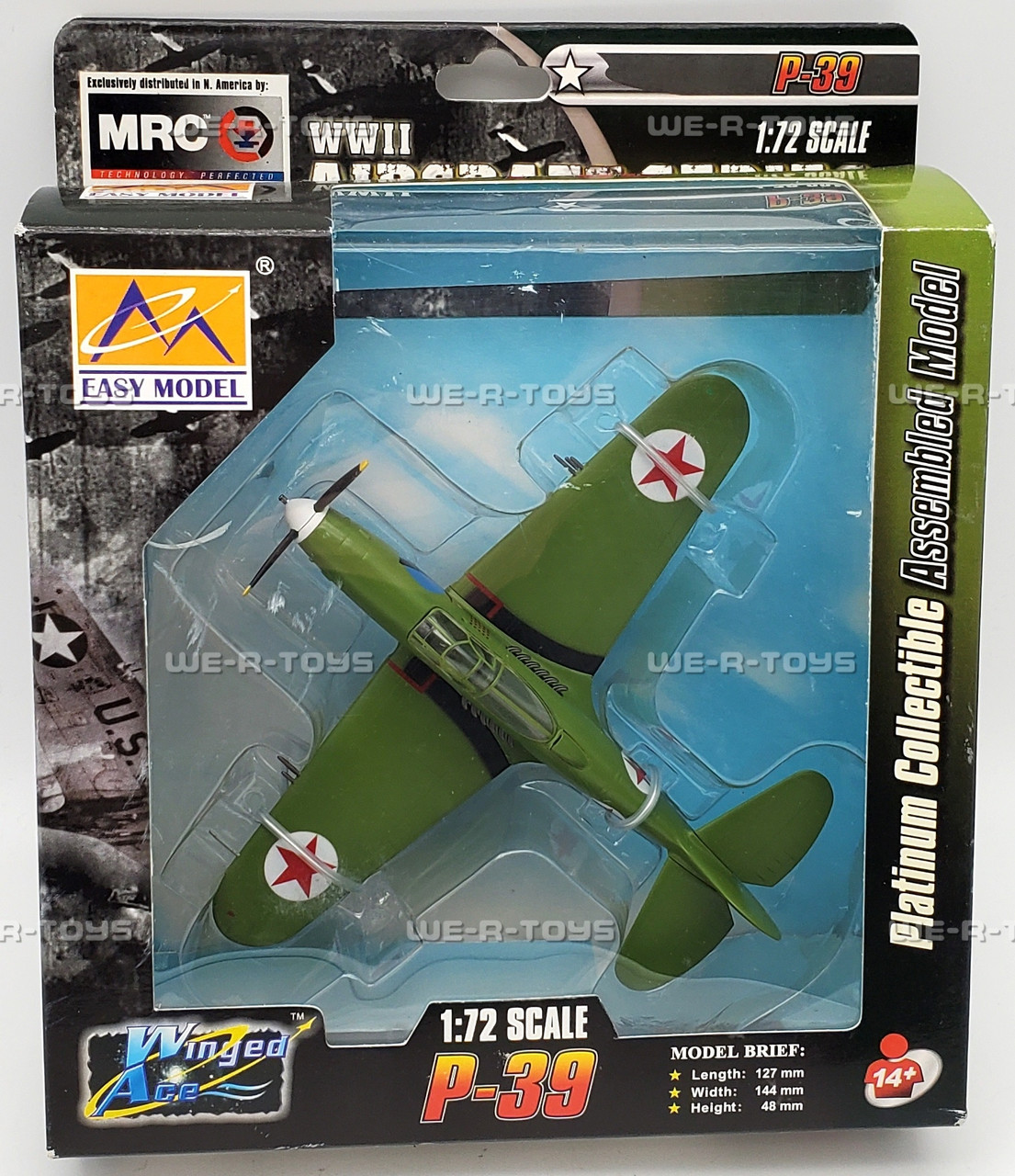 EASY MODEL model power Maisto 航空機　戦闘機　模型 Easy Model P-39 Winged Ace WWII Aircraft Series Vehicle No. 36323