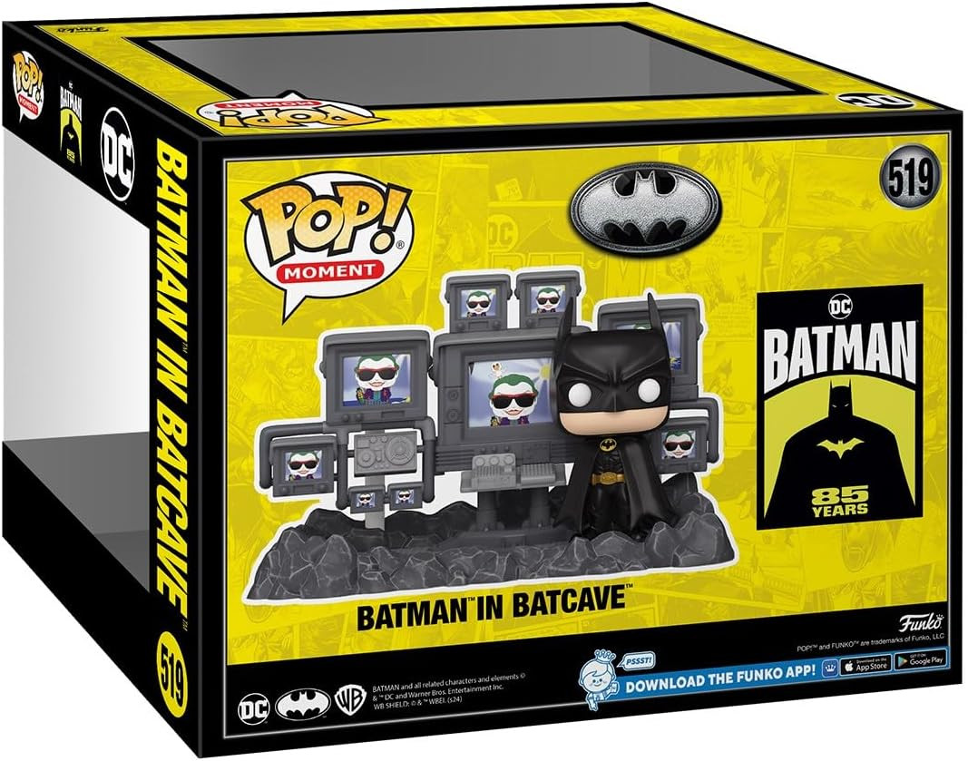 Funko Pop Moment 519 Batman 85th Anniversary Batman in Batcave