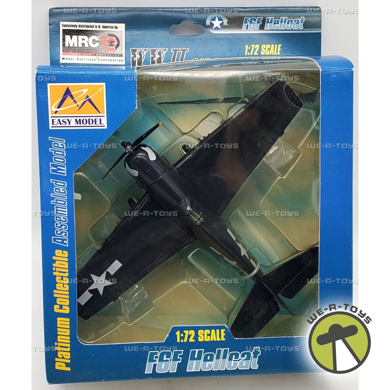 Easy Model F6F Hellcat WWII Aircraft Series 1:72 Scale Vehicle No