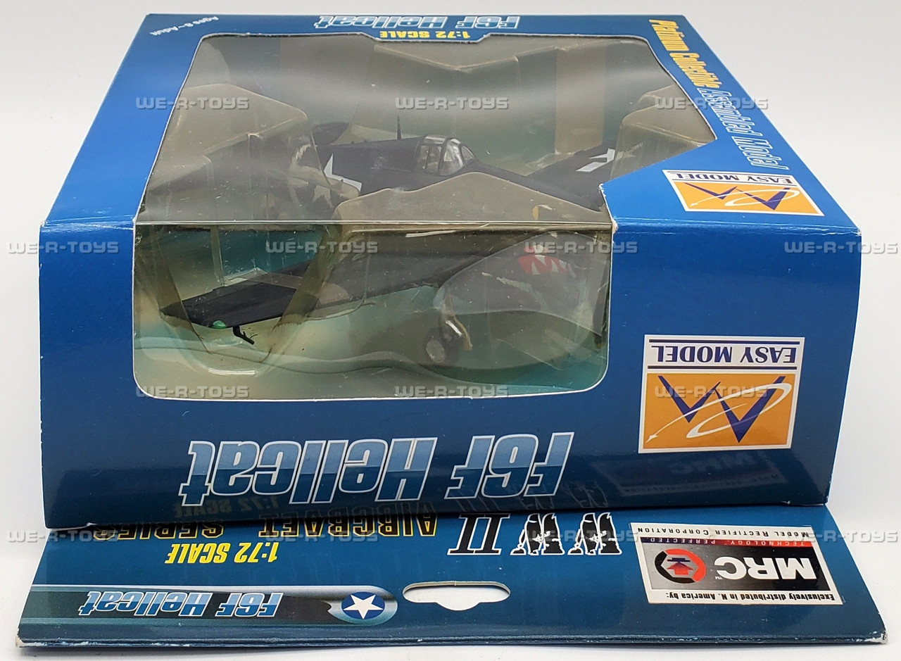 Easy Model F6F Hellcat WWII Aircraft Series 1:72 Scale Vehicle No