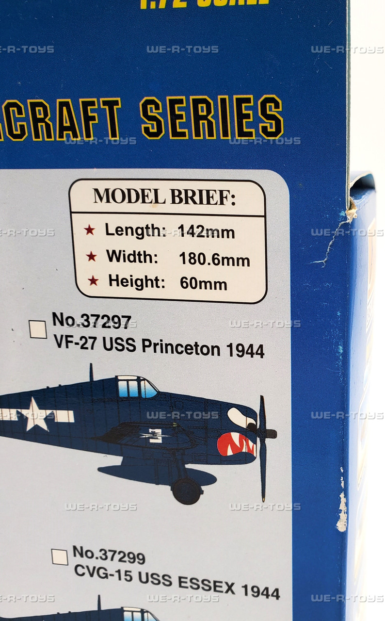 Easy Model F6F Hellcat WWII Aircraft Series 1:72 Scale Vehicle No