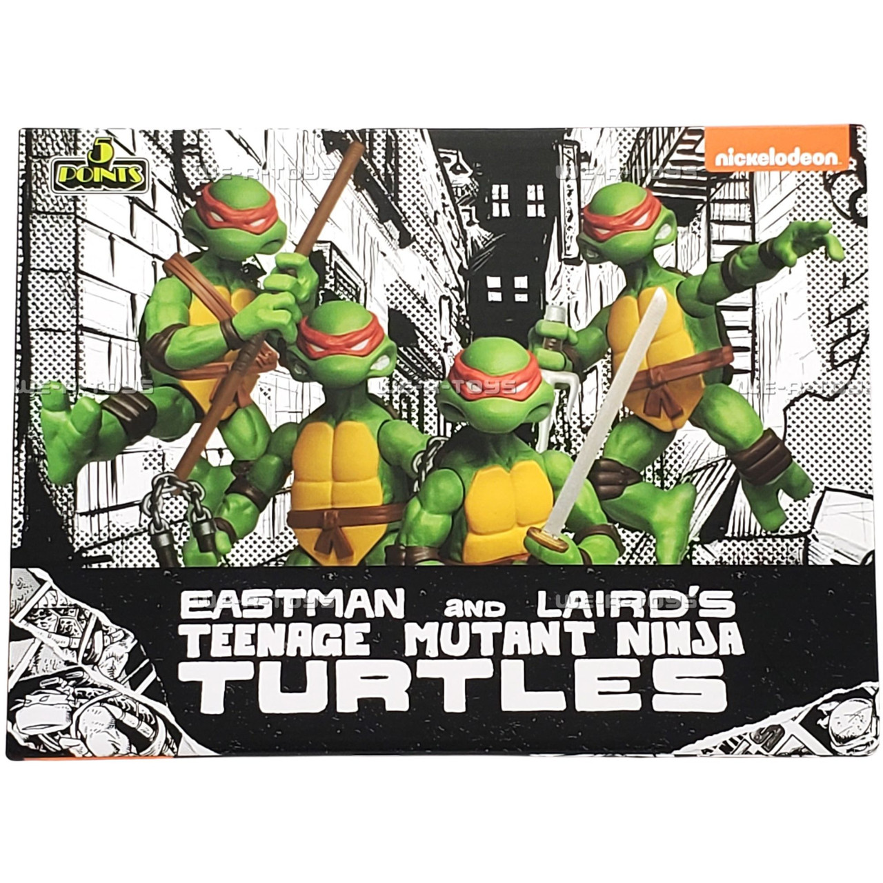 5 Points Teenage Mutant Ninja Turtles 4 Figure Deluxe Set 2024