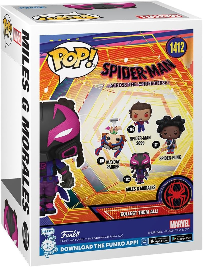 Funko Pop Marvel 1412 Across the Spider-Verse Miles G Morales