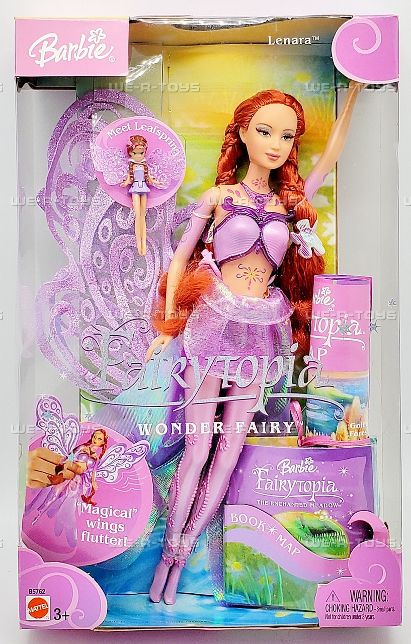 Barbie Fairytopia Lenara Purple Wonder Fairy Doll 2004 Mattel