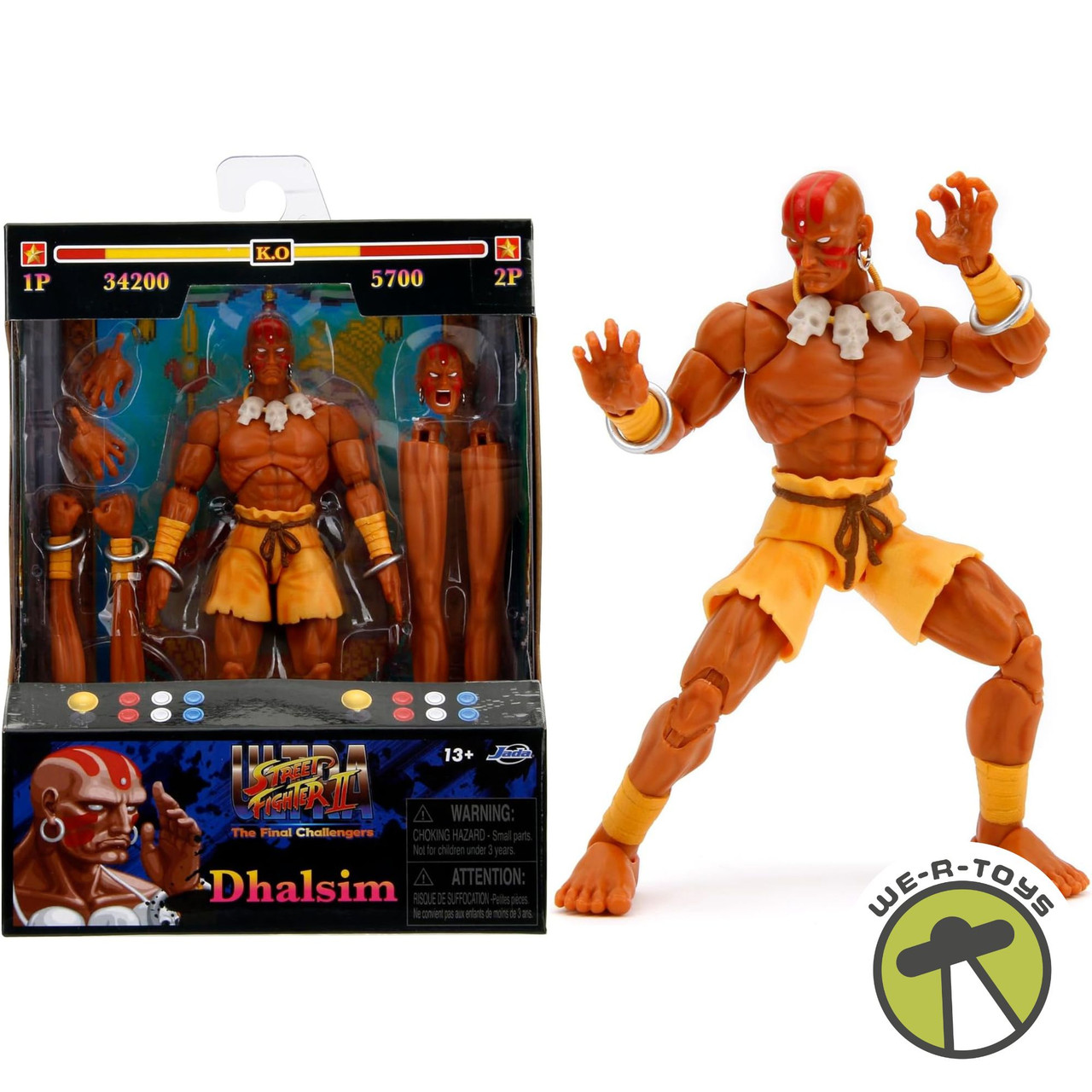 Street Fighter II Dhalism 6 inch Action Figure 2024 Jada Toys - We