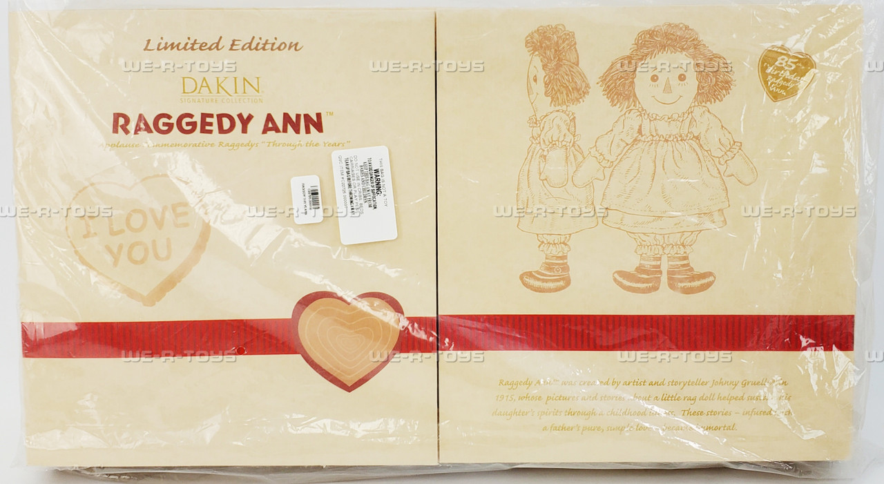 Dakin Signature Collection Raggedy Ann Doll 85th Anniversary 2000