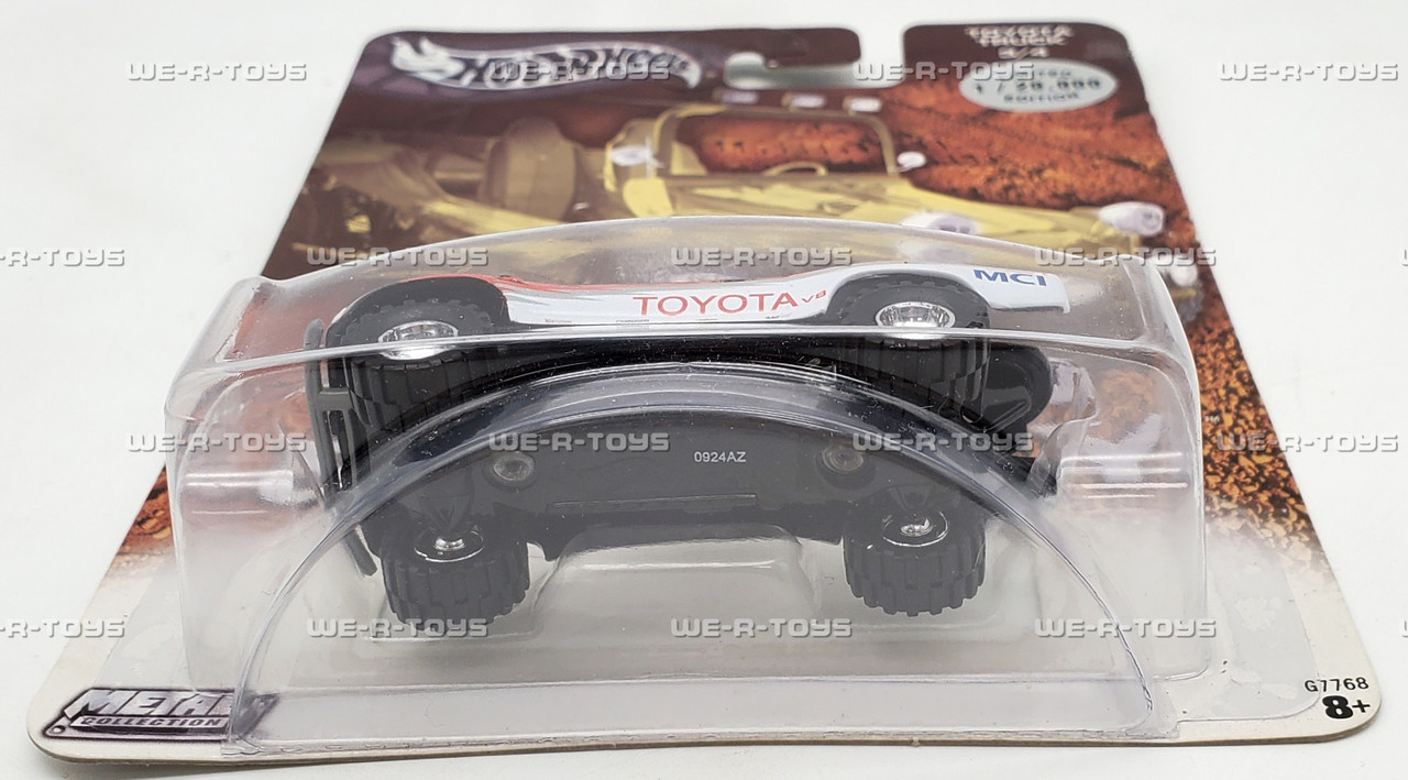 Hot Wheels Down & Dirty Toyota Truck 3/4 Black & White Vehicle LE