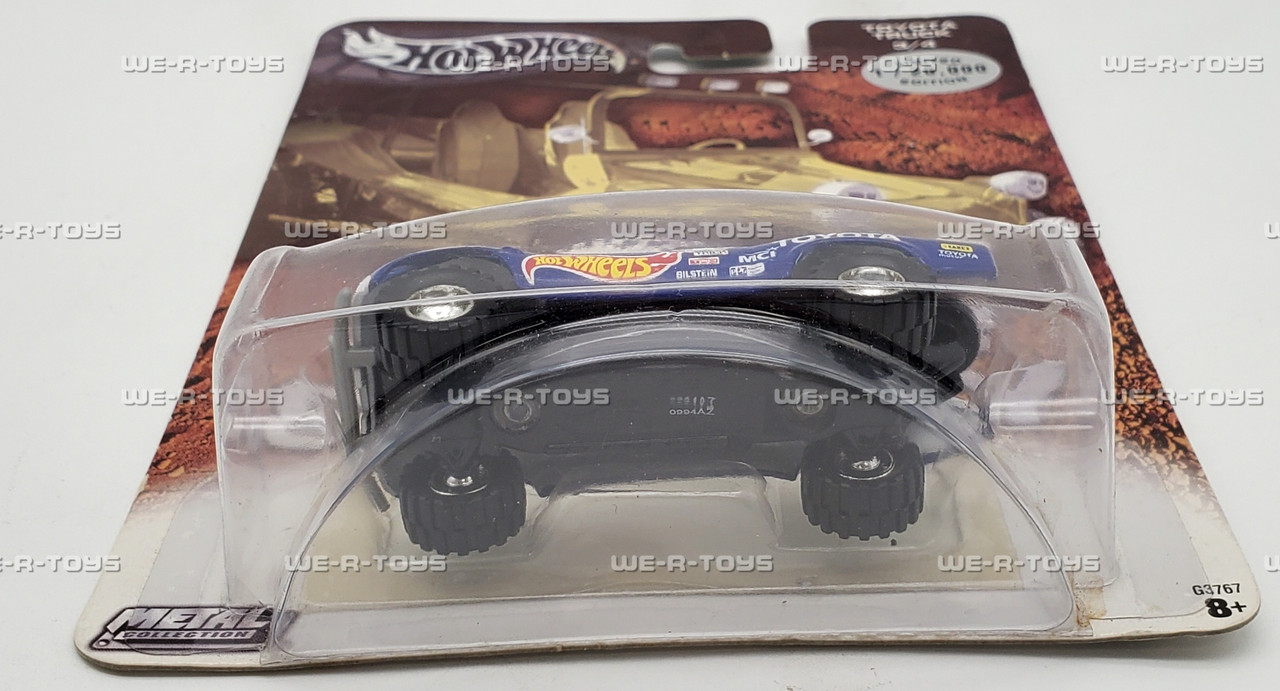 Hot Wheels Down & Dirty Toyota Truck 3/4 Blue Vehicle LE 2003