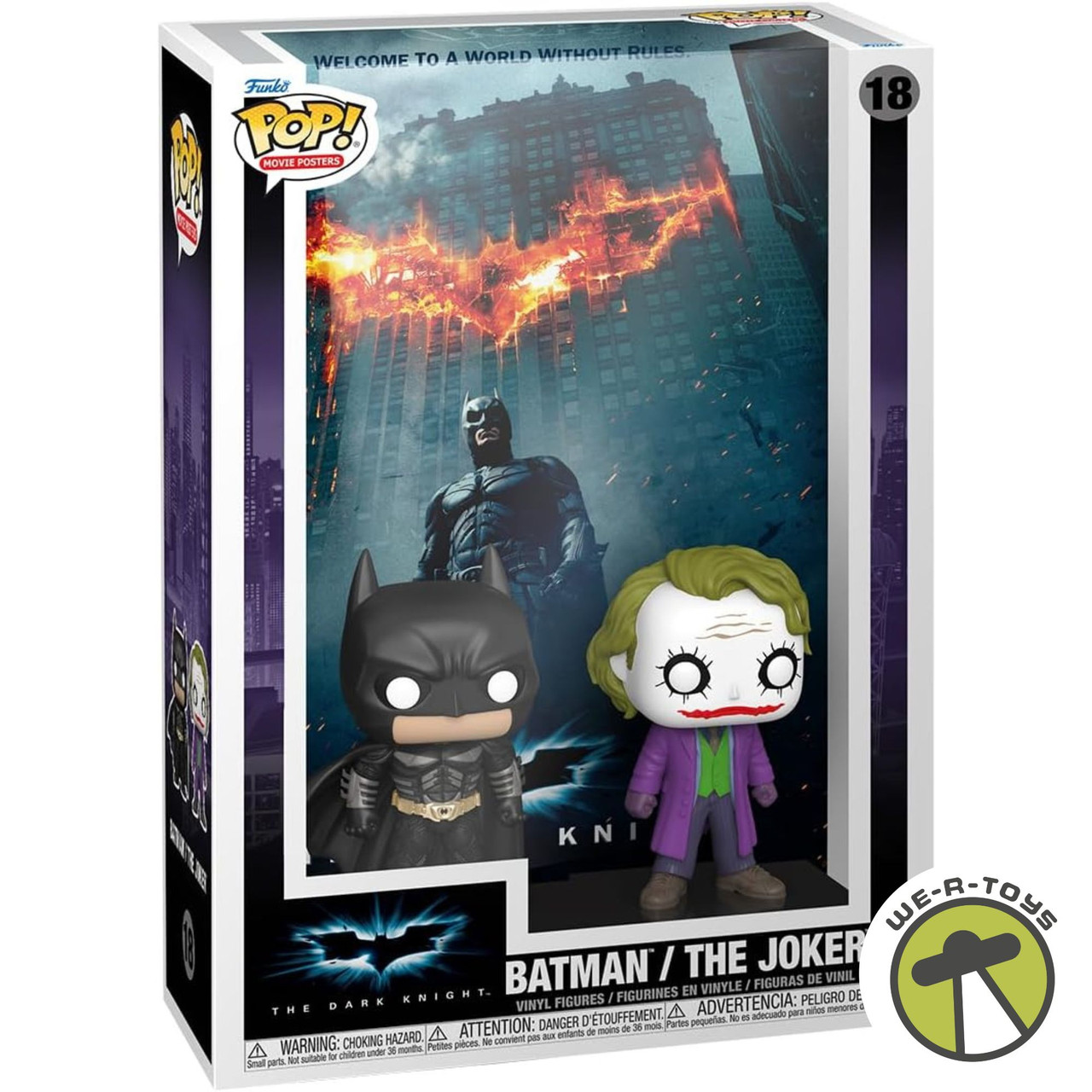 funko Pop DC ダークナイト バットマン、ジョーカーセット Funko Pop! Movie Poster: The Dark Knight - Batman, The Joker - We