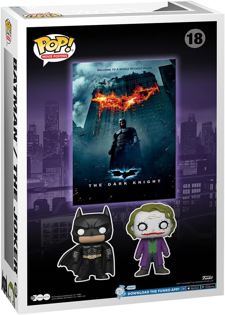 Funko Pop! Movie Poster: The Dark Knight - Batman, The Joker - We