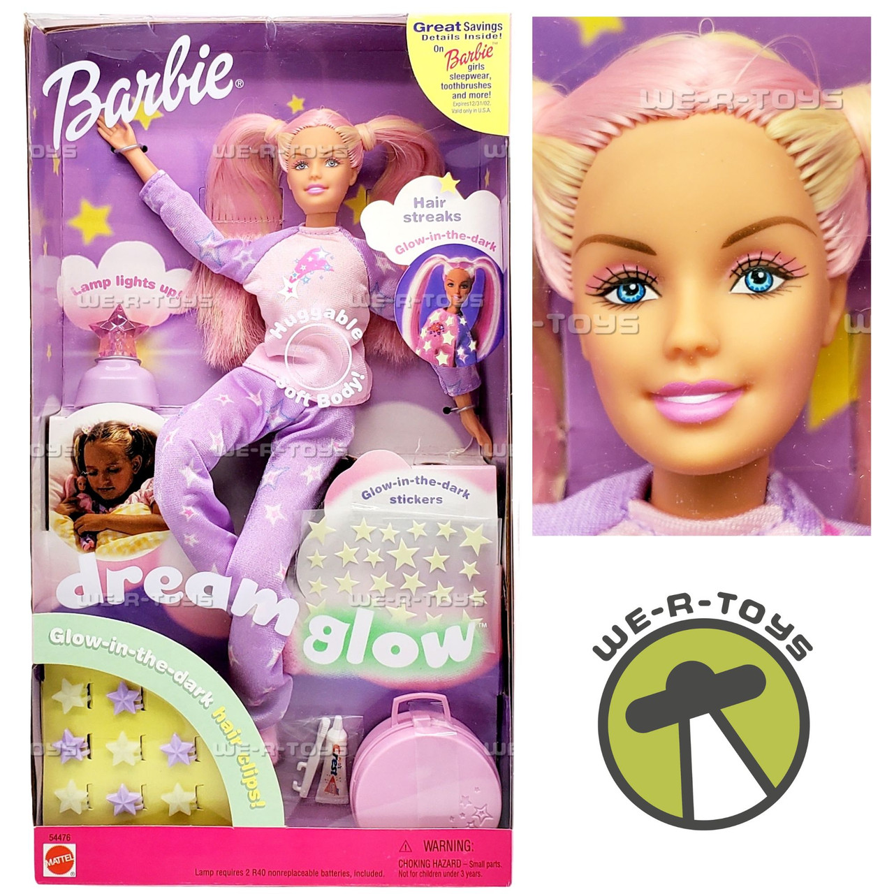 Barbie Dream Glow Doll 2001 Mattel 54476 We-R-Toys