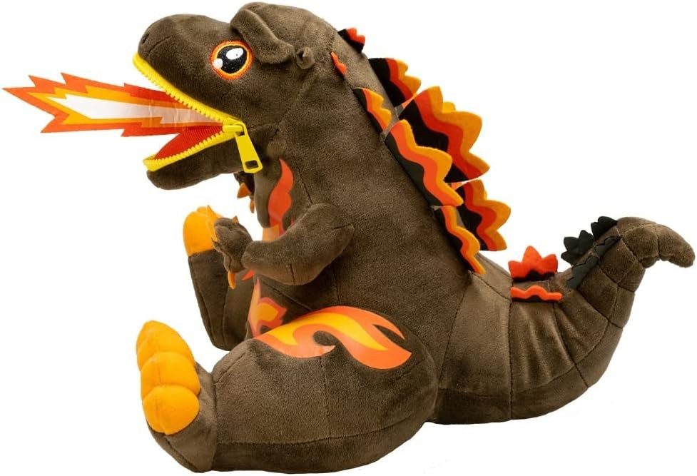 Godzilla Burning PX Zippermouth Plush Quantum Mechanix - We-R-Toys