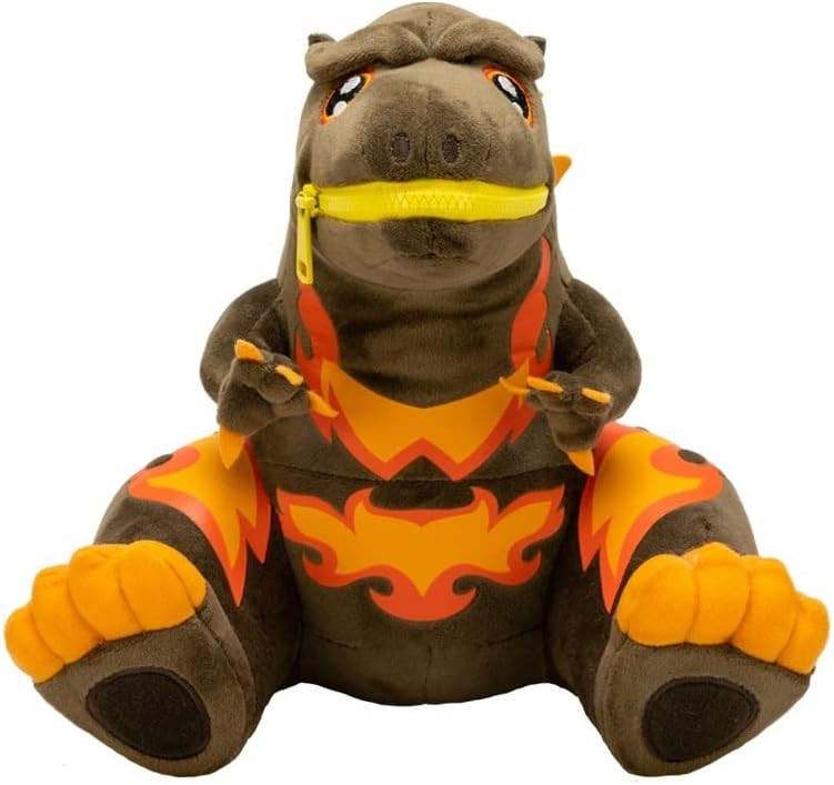 Godzilla Burning PX Zippermouth Plush Quantum Mechanix - We-R-Toys