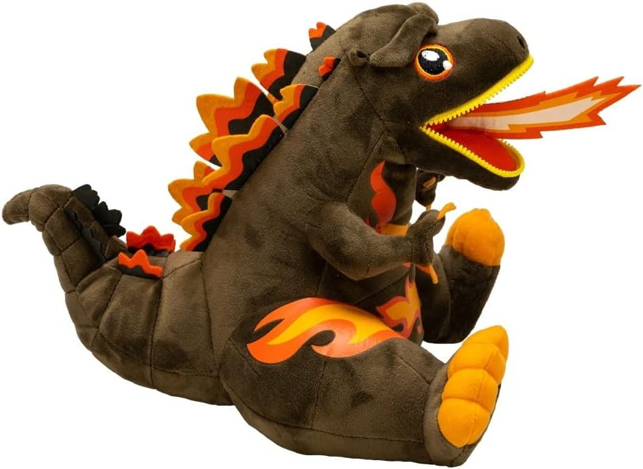 Godzilla Burning PX Zippermouth Plush Quantum Mechanix - We-R-Toys
