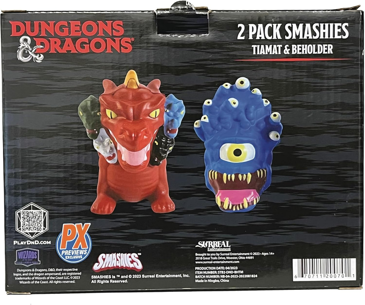Dungeons & Dragons: Beholder & Tiamat PX Stress Doll 2pack
