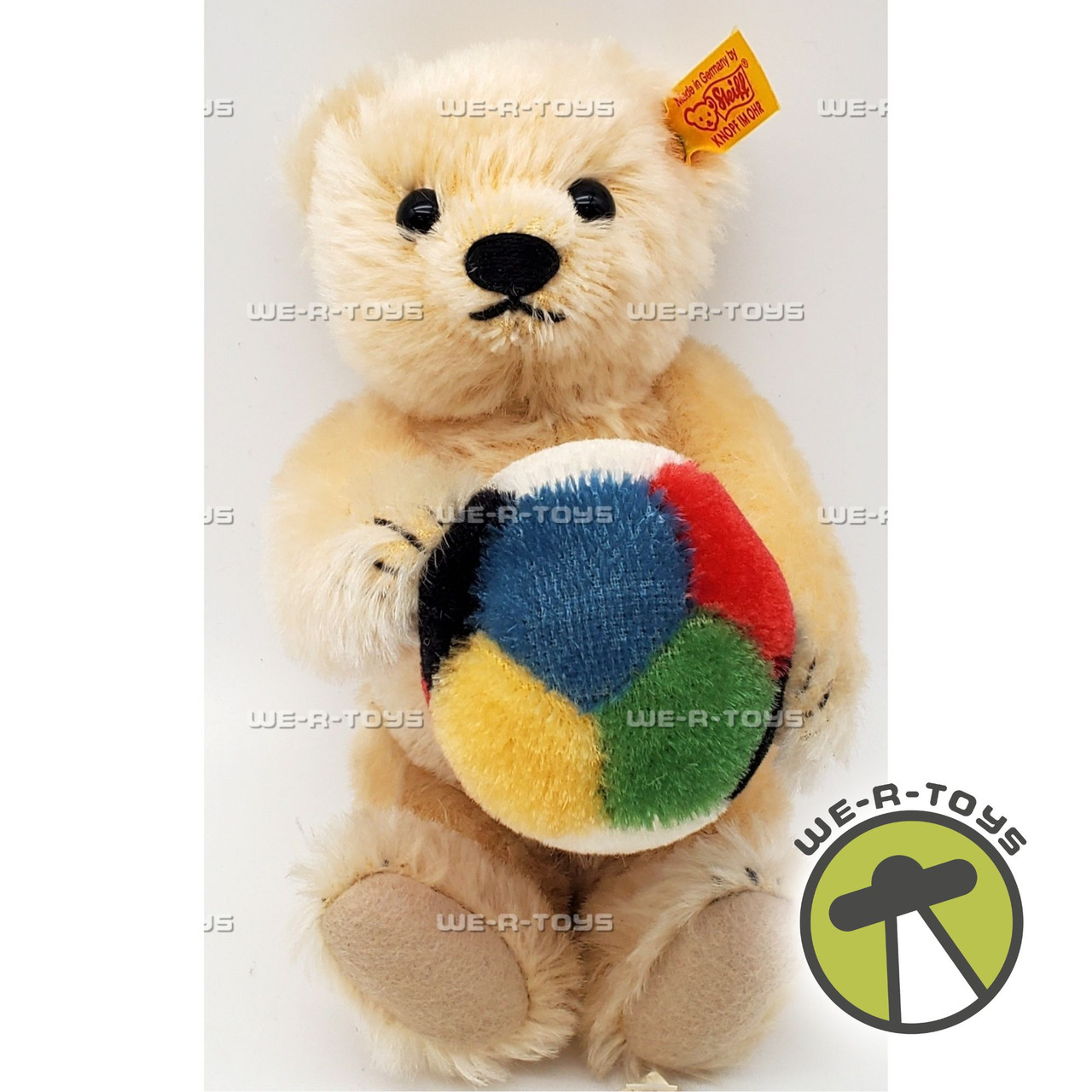 Steiff Teddy Bear 1909 With Ball Germany Margarete Genuine Mohair
