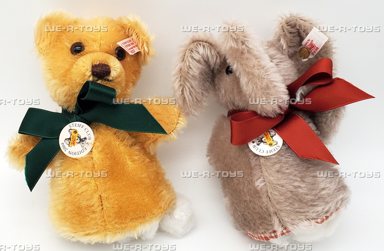 Steiff Egg Cosy Set Bear And Elephant 420436 Steiff Club Edition