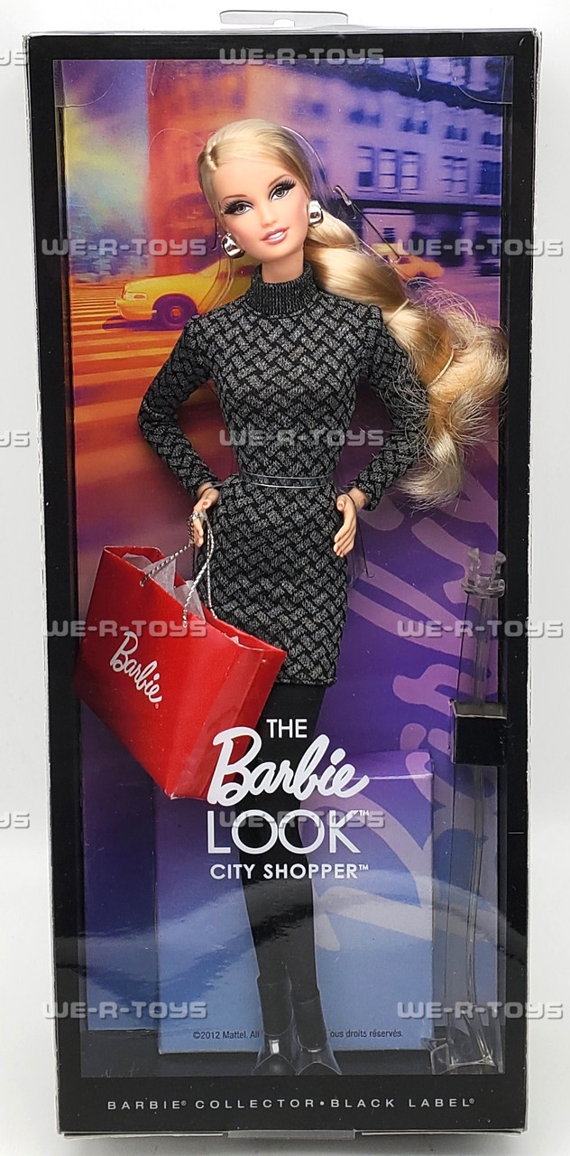 The Barbie Look City Shopper Doll Black Label 2012 Mattel X9196