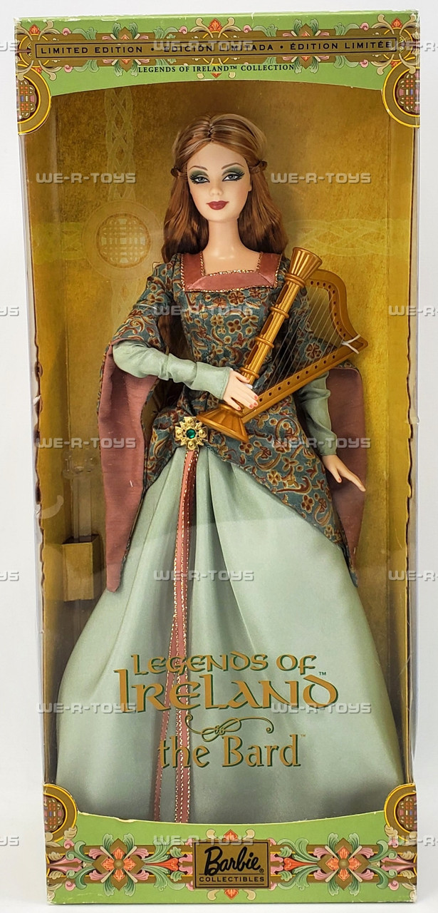 Barbie Legends of Ireland The Bard Doll Limited Edition 2003