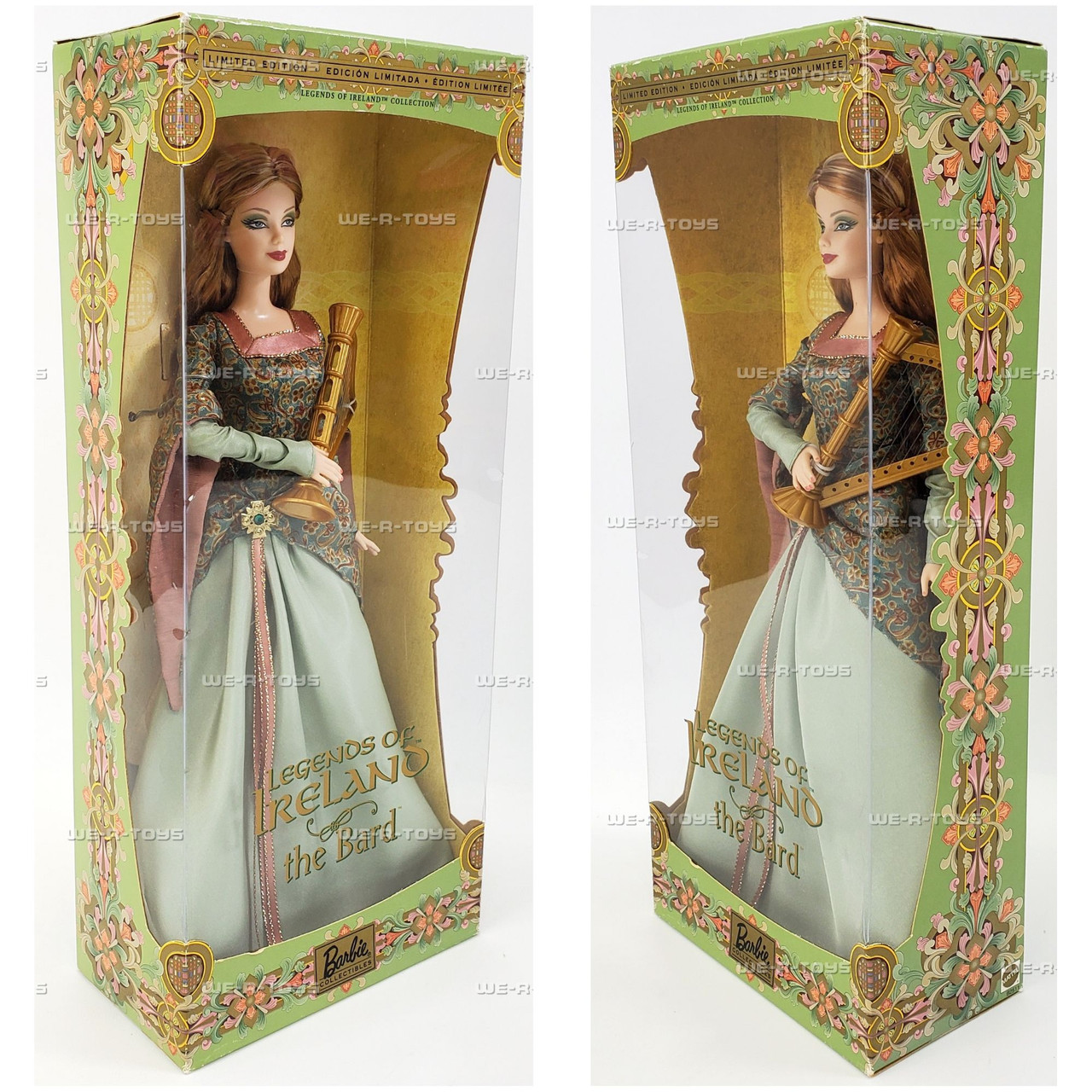 Barbie Legends of Ireland The Bard Doll Limited Edition 2003