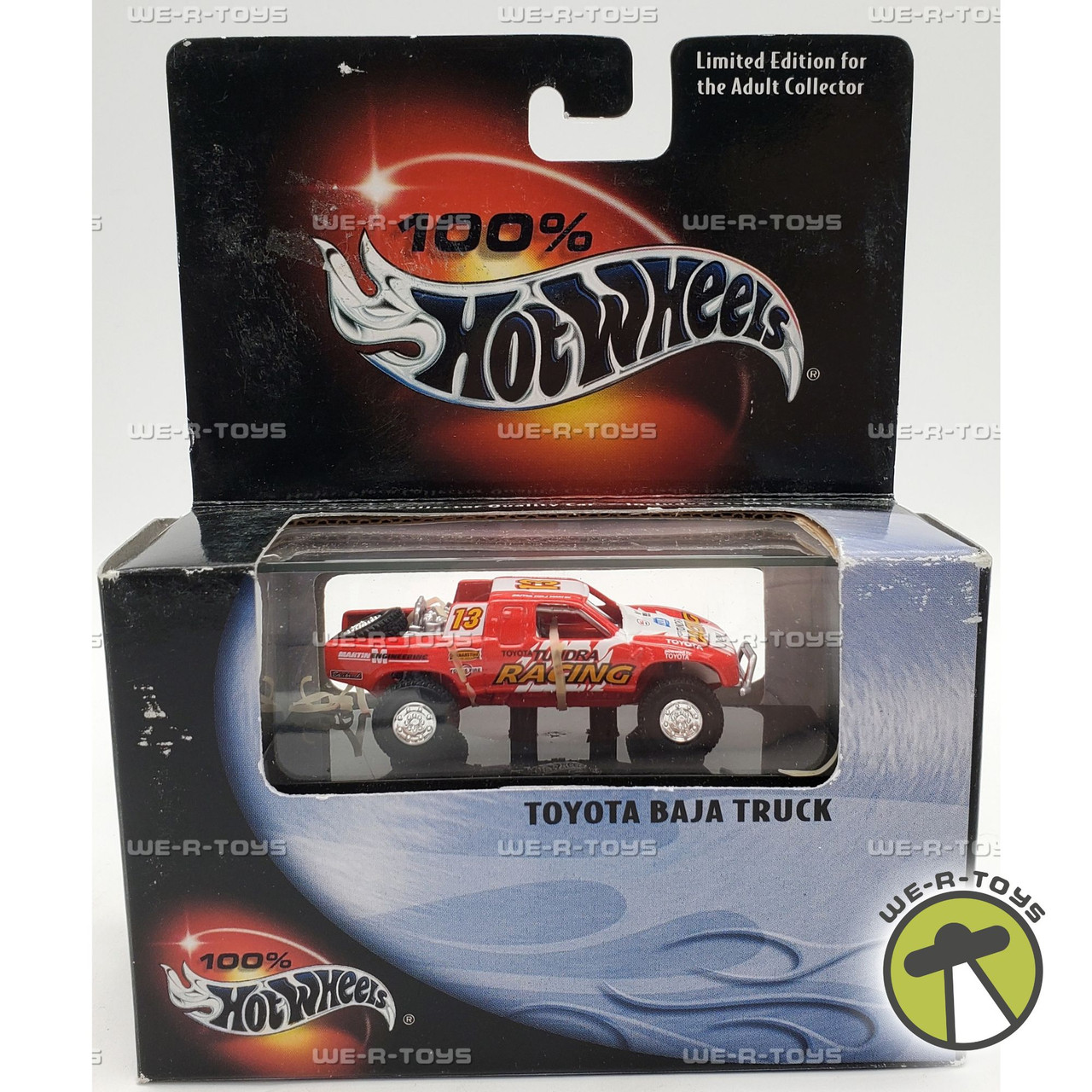 100% Hot Wheels Toyota Baja Truck Red Vehicle Limited Edition 2000