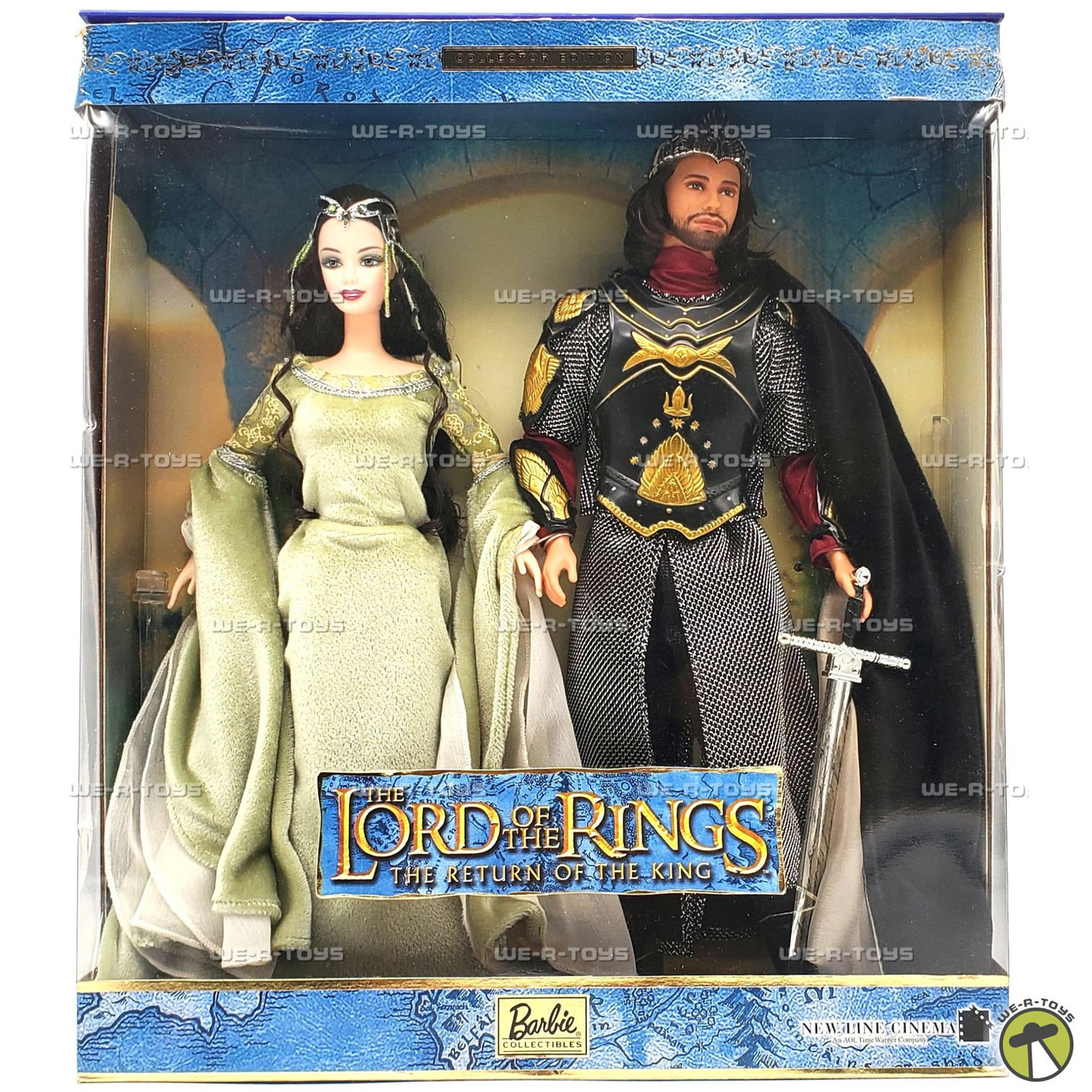 The Lord of The Rings Barbie as Arwen & Ken as Aragorn Dolls