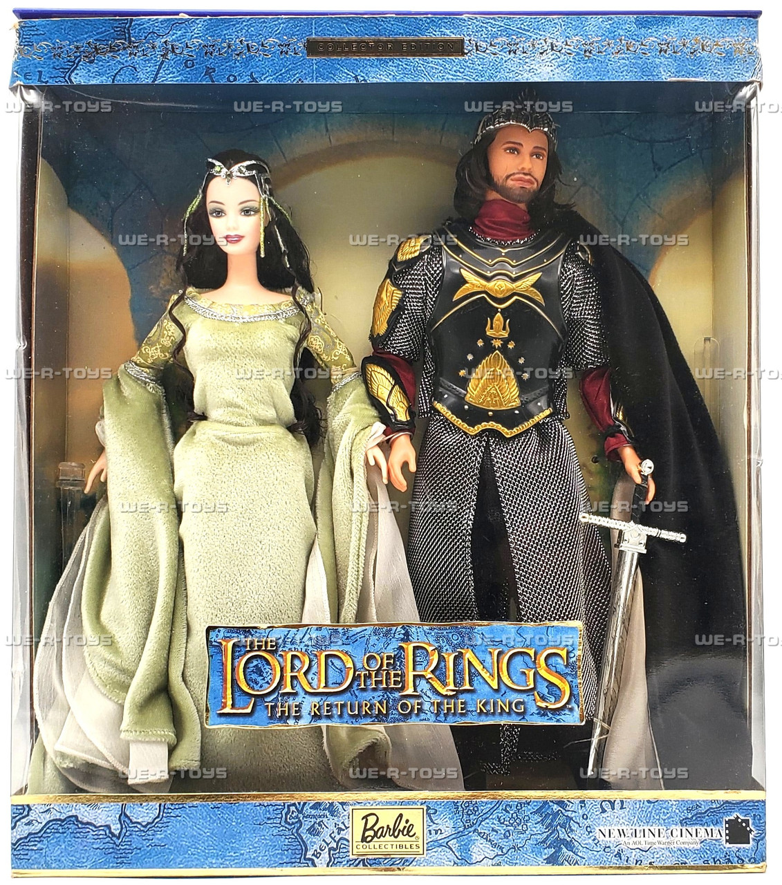 The Lord of The Rings Barbie as Arwen & Ken as Aragorn Dolls