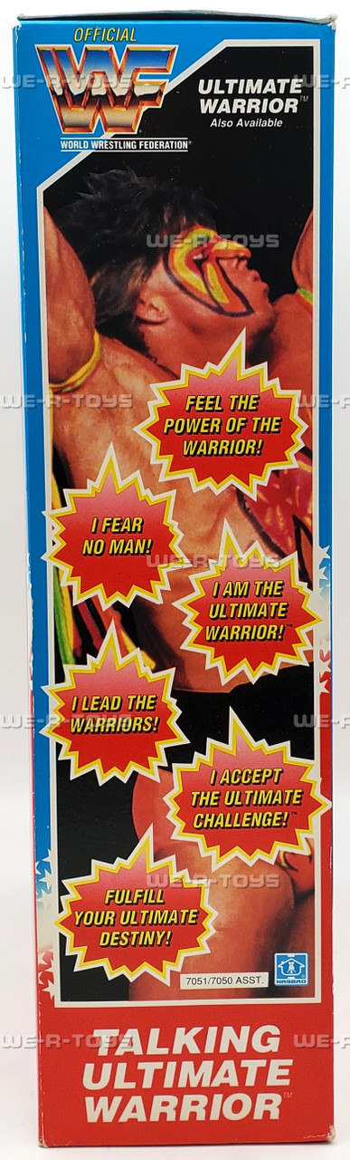 WWF Talking Hulk Hogan Fully Poseable Action Figure 1990 Hasbro 7051 NRFB We R Toys