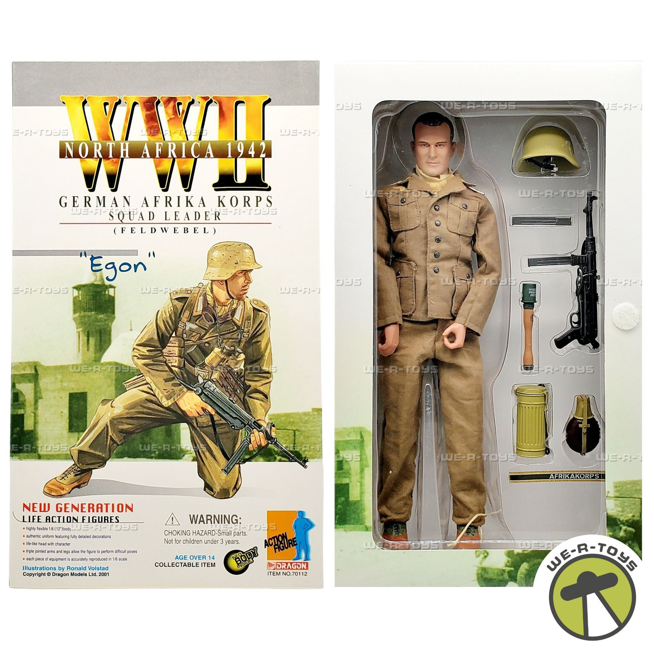 Dragon WWII North Africa 1942 Feldwebel Egon Action Figure 70112 