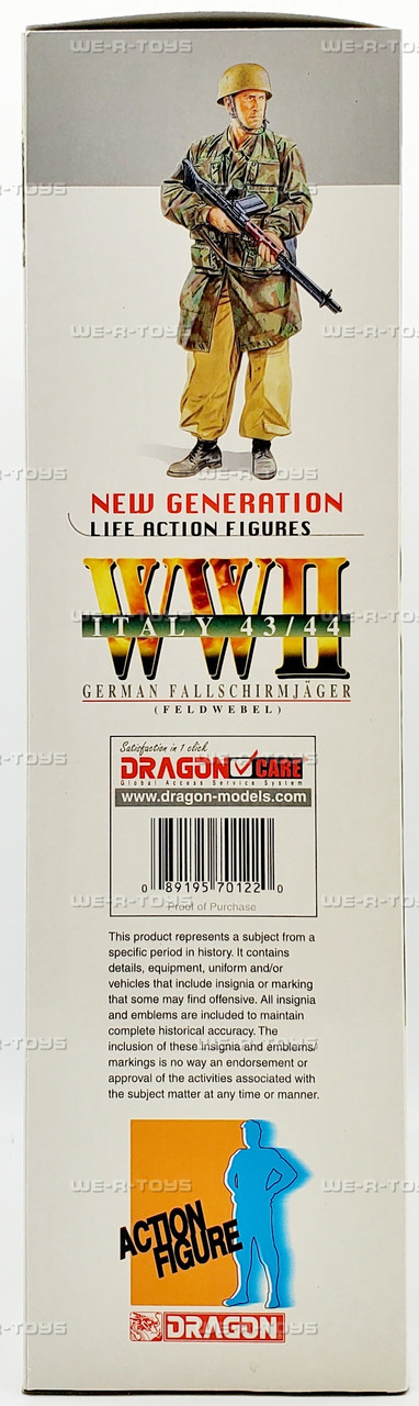 Dragon WWII Italy 43/44 Fallschirmjager Krieger Action Figure 2001