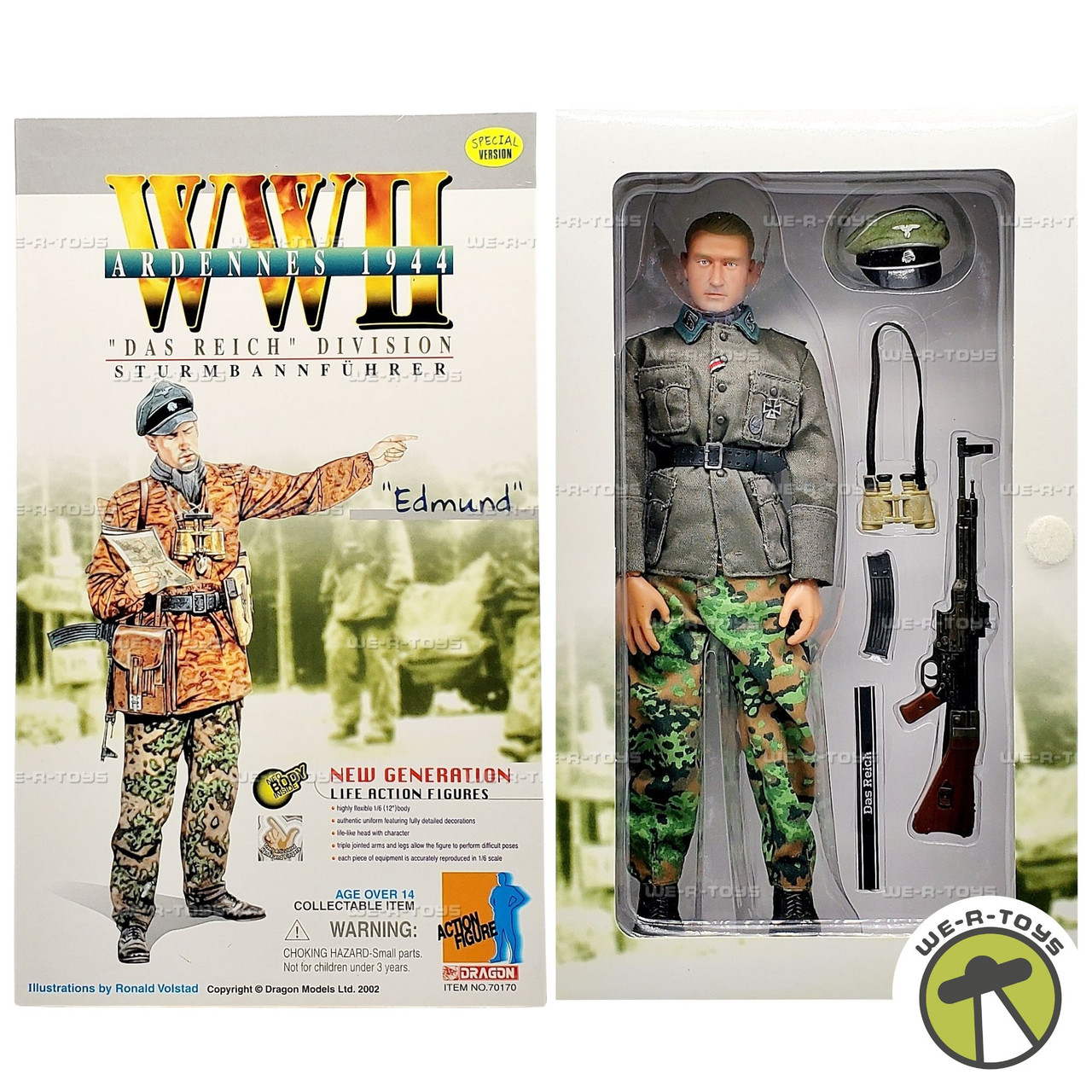 Dragon WWII Ardennes 1944 Sturmbannfuhrer Edmund Action Figure