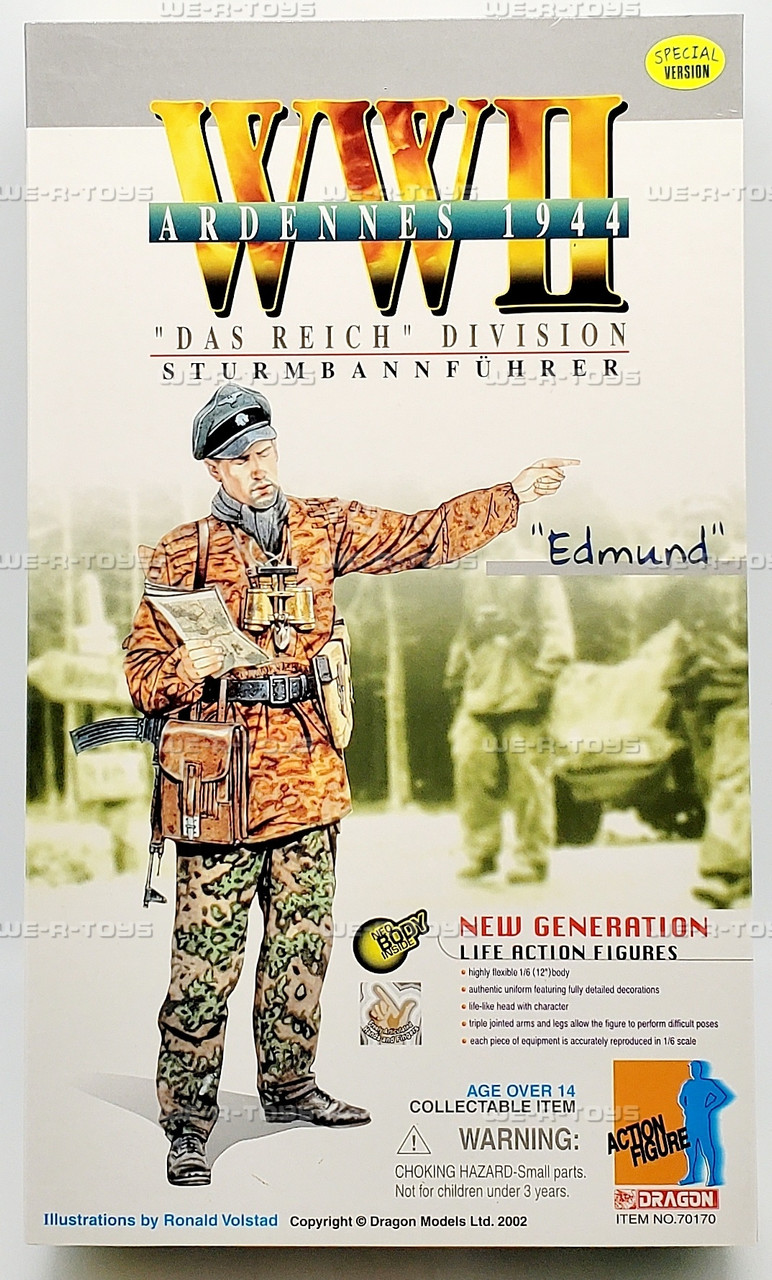 Dragon WWII Ardennes 1944 Sturmbannfuhrer Edmund Action Figure