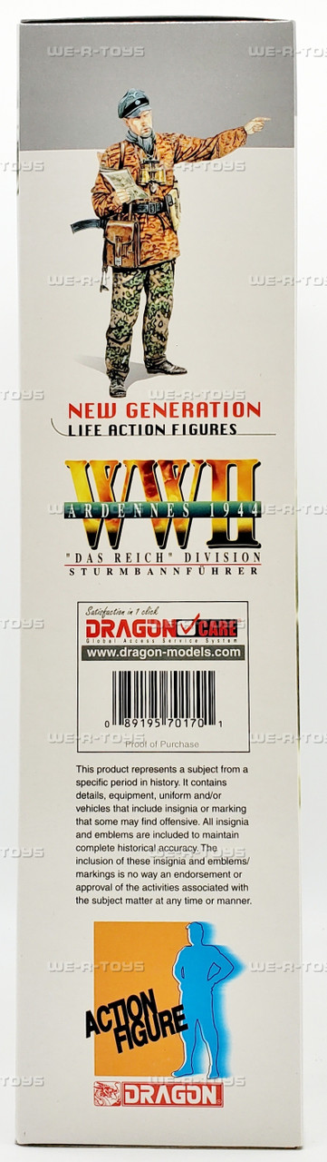 Dragon WWII Ardennes 1944 Sturmbannfuhrer Edmund Action Figure