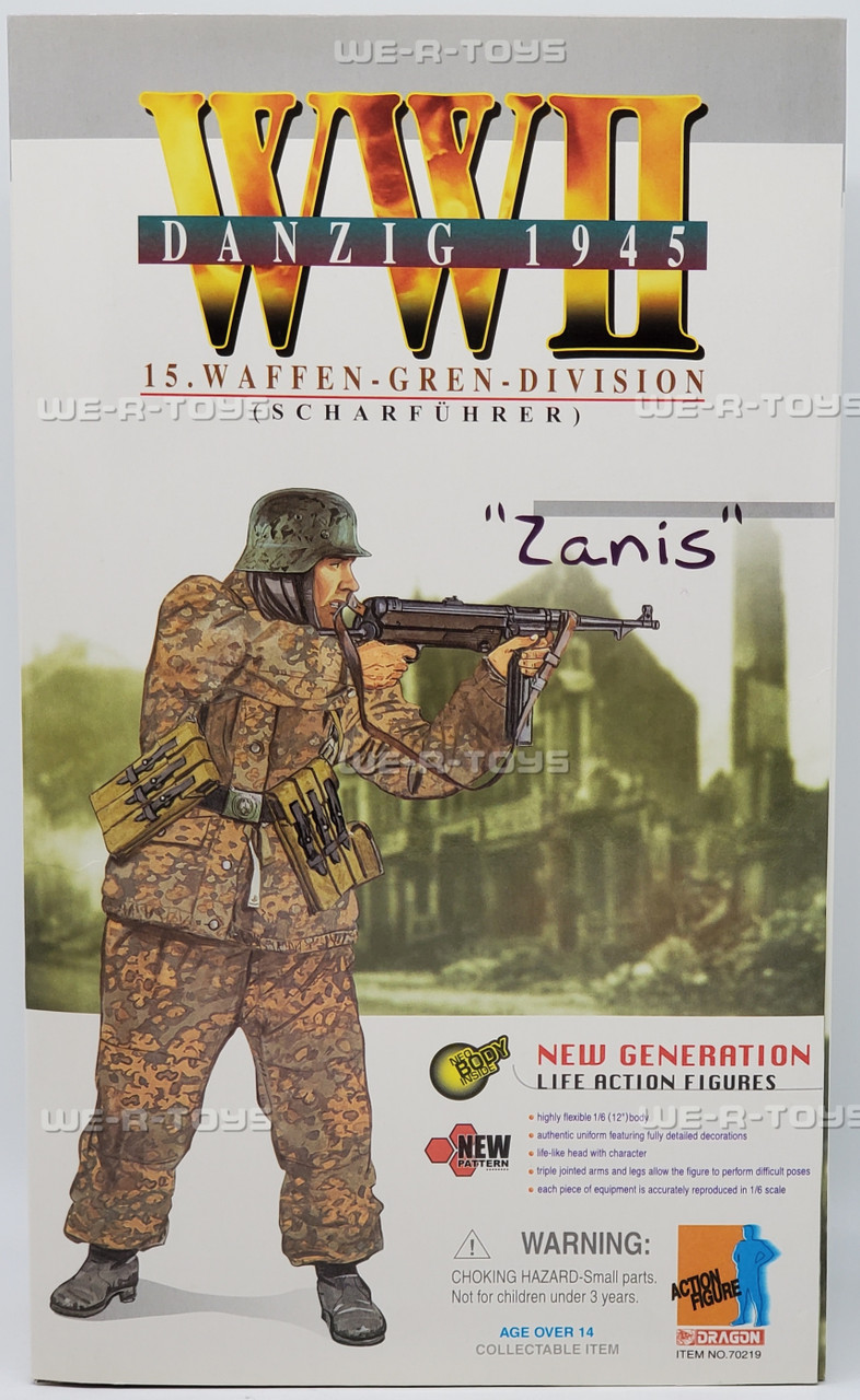 Dragon WWII Scharfuhrer 15 Waffen-Gren Division Zanis Action