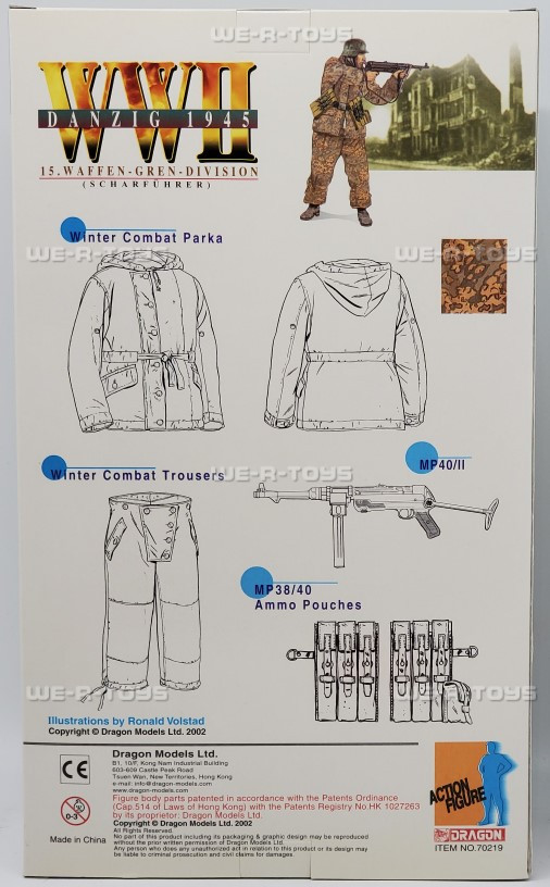 Dragon WWII Scharfuhrer 15 Waffen-Gren Division Zanis Action