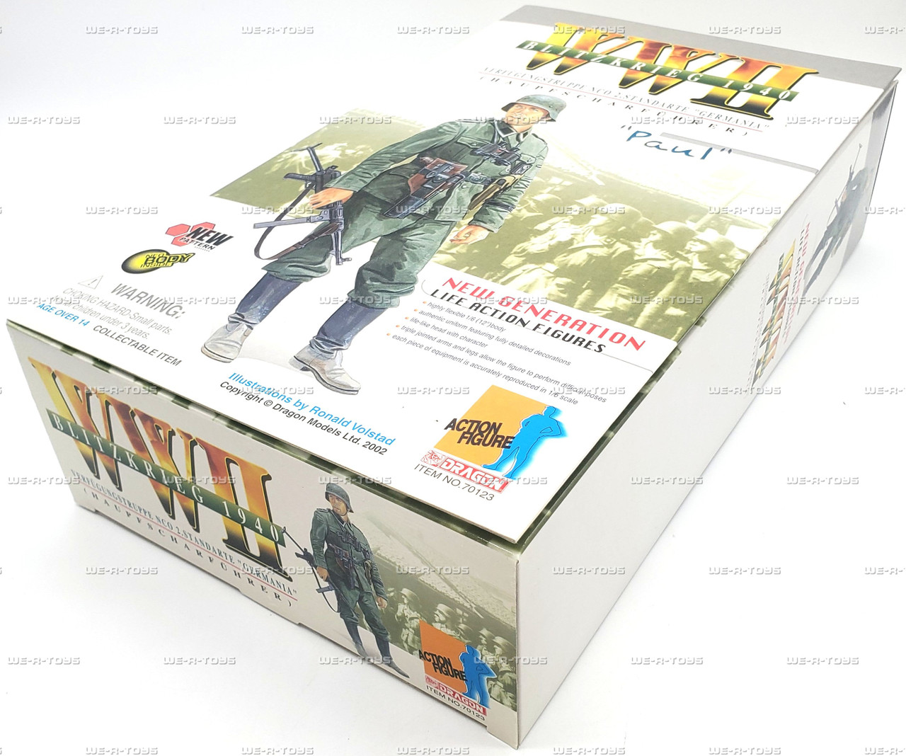 Dragon WWII Blitzkrieg 1940 Haupfscharfuhrer Paul Action Figure