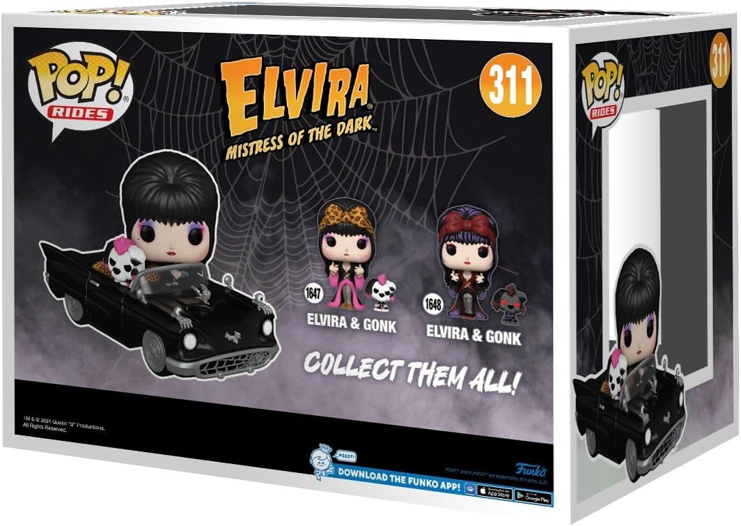 Funko Pop Rides 311 Elvira Mistress of the Dark Elvira and Gonk