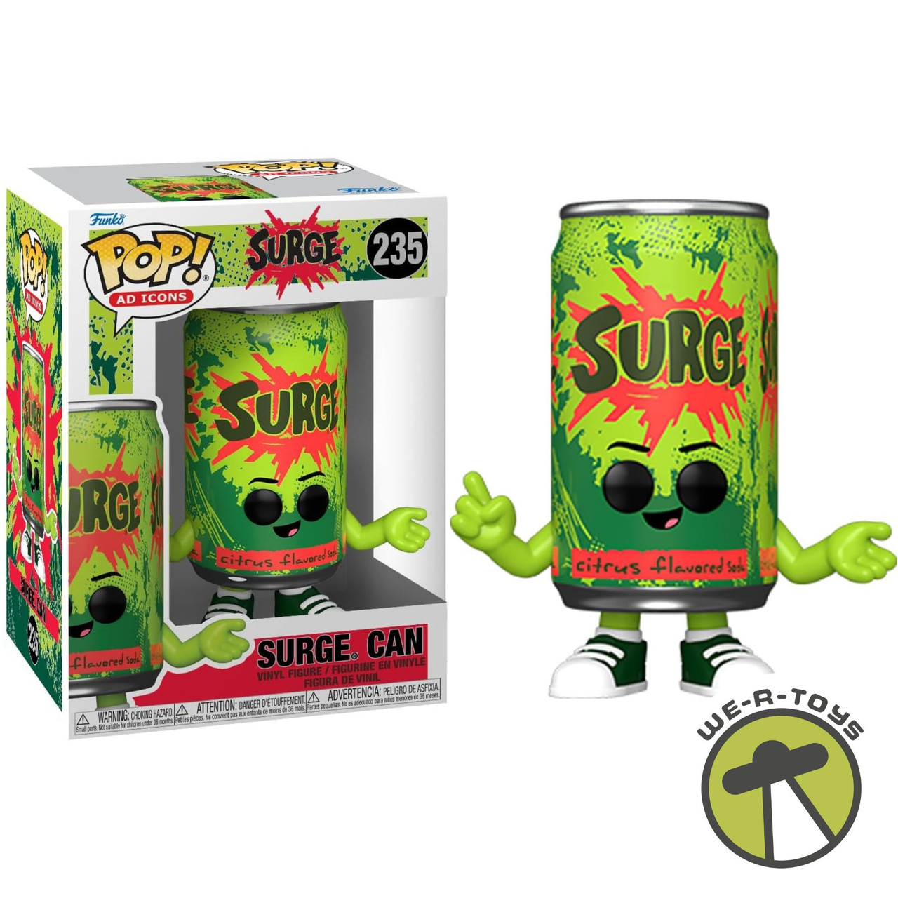 Funko Pop Ad Icons 235 Surge Can Vinyl Figure 2024 - We-R-Toys