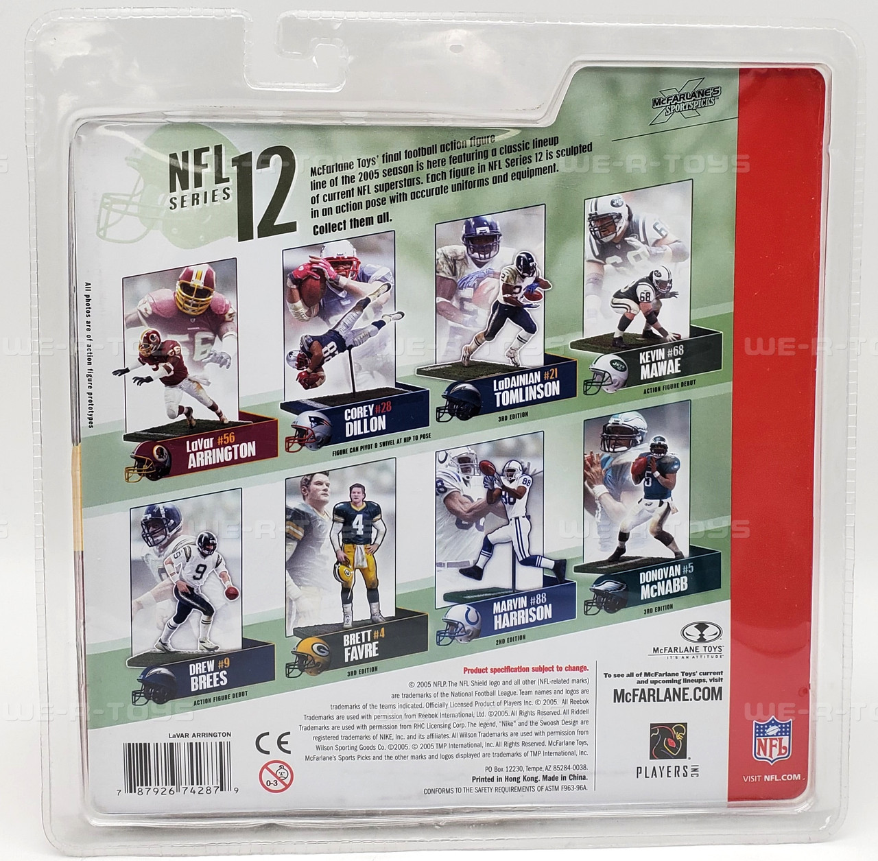 NFL LaVar Arrington フィギュア 56 McFarlane Toys NFL Washington Redskins Sports Picks Football