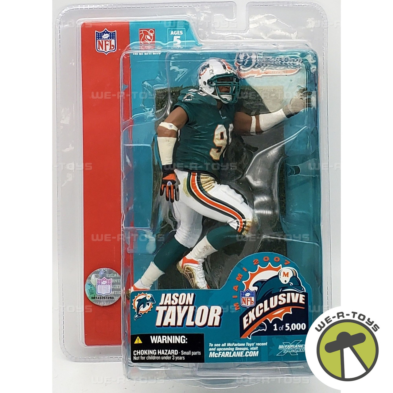 NFL Jason Taylor Miami Dolphins Exclusive Action Figure 2006