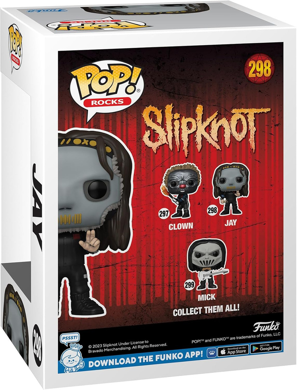 Funko Pop Rocks 298 Slipknot Jay Weinburg Vinyl Figure 2024 - We-R