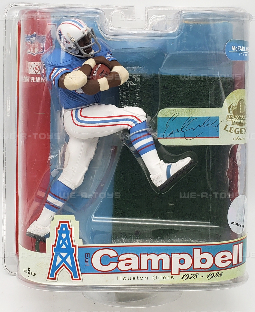 NFL フィギュア Earl Campbell ヒューストンオイラーズ レア NFL Earl Campbell Houston Oilers Figure Legends Series 3 McFarlane